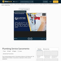 Plumbing Service Sacramento PowerPoint Presentation, free download - ID:10873088