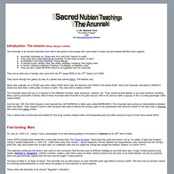 Sacred Nubian Teachings - The Anunnaki