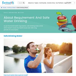 Safe Drinking Water