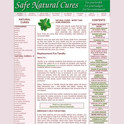 Safe Natural Cures