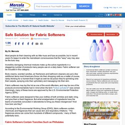 Safe Solution for Fabric Softeners