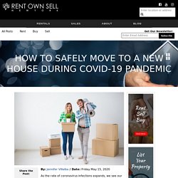 How to Safely Move to a New House During Covid-19 Pandemic - NY Rent Own Sell