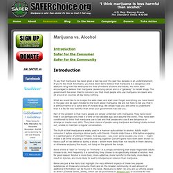 SAFER - Marijuana vs. Alcohol