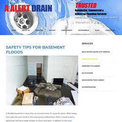 Safety Tips for Basement Floods