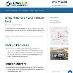 Safety Features on your Vacuum Truck