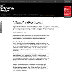 "Nano" Safety Recall