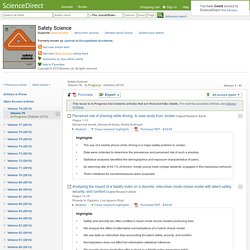 Safety Science - ScienceDirect.com