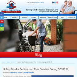 Safety Tips for Seniors and Their Families During COVID-19