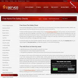 Home Fire Safety Checks « UK Fire Service Resources