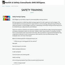 Safety Training in Sydney
