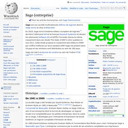Sage (entreprise)