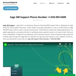 Need help for Sage 300? Get best Sage 300 Support!