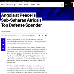 Angola at Peace Is Sub-Saharan Africa’s Top Defense Spender
