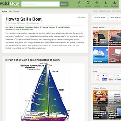 2 Ways to Sail a Boat