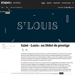 Saint - Louis : un Didot de prestige