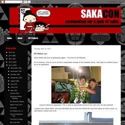 Sakacon: DIY Ribbon Lei