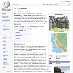 Sacsayhuamán - Wikipedia, the free encyclopedia - Waterfox