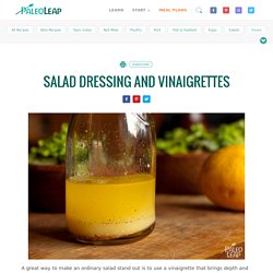 Salad Dressing And Vinaigrettes