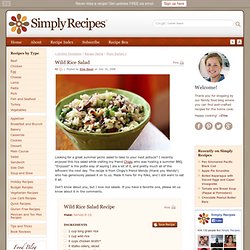 Wild Rice Salad Recipe