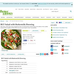 BLT Salad with Buttermilk Dressing