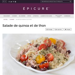 Salade de quinoa et de thon