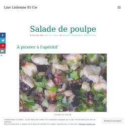 Salade de poulpe - Line Lisbonne Et Cie