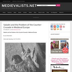 Saladin and the Problem of the Counter-Crusade in Medieval Europe