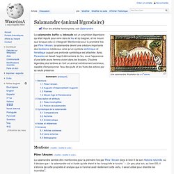 Salamandre (animal légendaire)