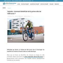Salariés : comment bénéficier de la prime vélo de 400 euros ?