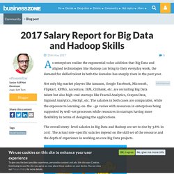 2017 Salary Report for Big Data and Hadoop Skills