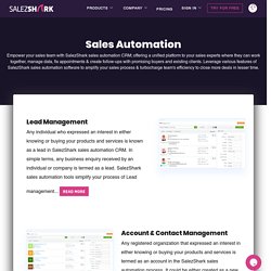 Sales Automation Tools