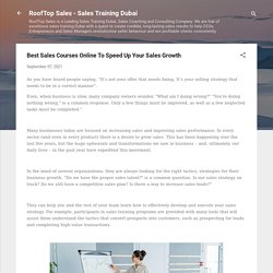 Best Sales Courses Online To Speed Up Your Sales Growth