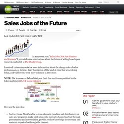 Sales Jobs of the Future