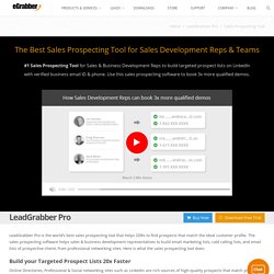Best Tool for Sales Prospecting