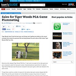 Sales for Tiger Woods PGA Game Plummeting
