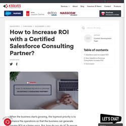 How to Increase ROI with a Certified Salesforce Consulting Partner?