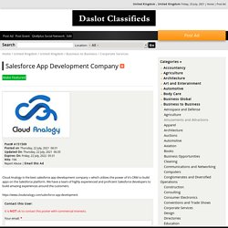 Salesforce App Development Company