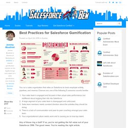 Best Practices for Salesforce Gamification - Salesforce Ben