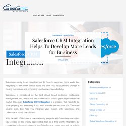 Salesforce CRM Integration Helps To Develop More Leads for Business -