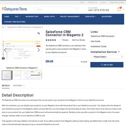 Magento 2 Salesforce CRM Integration-Extension-DS Stores