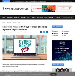 Salesforce releases USA ‘Cyber Week’ shopping figures of digital mediums