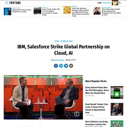 IBM, Salesforce Strike Global Partnership on Cloud, AI