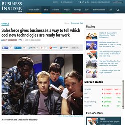 Salesforce gives businesses a way to tell which cool new technologies are ready for work