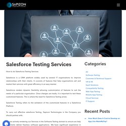 How to do Salesforce Testing Services