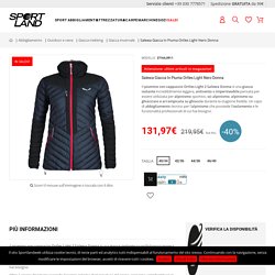 Salewa Giacca In Piuma Ortles Light Nero Donna - Acquista online su Sportland