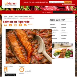 Salmon en Piperade Recipe