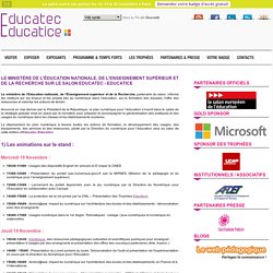 #HackÉduc, le hackathon de l'#ÉcoleNumérique sur le salon @educatectice ! #educatectice