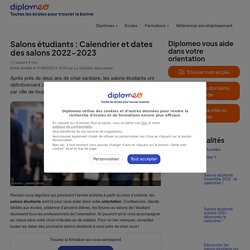 Salons étudiants : Calendrier et dates des salons 2019-2020