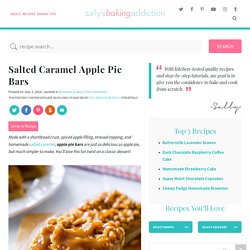 Salted Caramel Apple Pie Bars