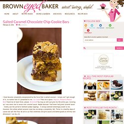 Salted Caramel Chocolate Chip Cookie Bars